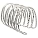 YAZILIND Gold Cuff Bangle Bracelet Made of Metal Plated Gold Adjustable