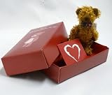 Image of Mr. Fuzzy Teddy Bear Gift Package with Free Red Gift Card (Heart) - Teddy Delivery