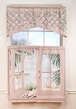 Island Retreat Trompe l'oeil Window Art Valance
