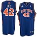adidas New York Knicks # 42 David Lee Royal Blue Road Swingman Basketball Jersey