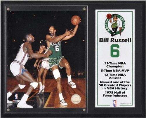 Bill Russell Sublimated 12x15 Plaque | Details: Boston Celtics