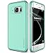 Galaxy S7 Edge Case, VRS Design [Single Fit][Ice Mint] - [Metallic Buttons][Non Slip][Slim Fit] For Samsung S7 Edge