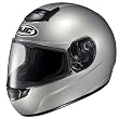HJC Metallic Men's CS-R1 Sports Bike Racing Motorcycle Helmet - Silver