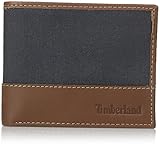 Timberland Men's Baseline Canvas Wallet with Removable Passcase