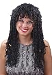 Wig Beaded Twist Black One Size