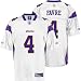Men's Brett Favre #4 Minnesota Vikings NFL Equipment Replica Football Jersey (White-Purple)(Size=X-LARGE)