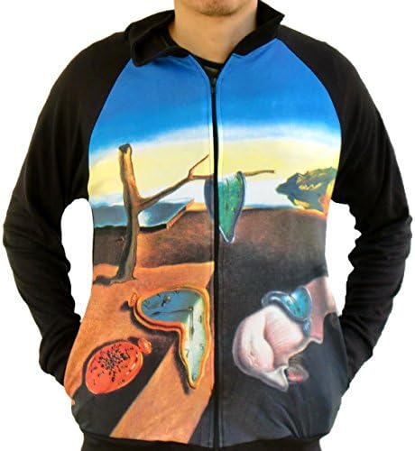 Artimisz Dali The Persistence of Memory Mens Track Jacket Art Size M