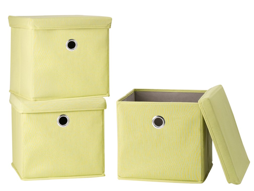 Amazon.com - HomeSutra Lindsay Foldable Storage Box, Set of 3 ...