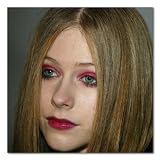 Avril Lavigne Color Box Canvas Print Gallery Wrapped - 12x12 Inches (Heavy Makeup)
