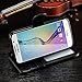 S6 Edge Case, Galaxy S6 Edge Case, Joopapa Samsung Galaxy S6 Edge Luxury Fashion Pu Leather Magnet Wallet Flip Case Cover with Built-in Credit Card/ID Card Slots for Samsung Galaxy S6 Edge (Black)