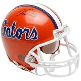 NCAA Riddell Florida Gators #81 Aaron Hernandez Autographed Minature Replica Helmet