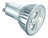 Trio-Leuchten 956-00 Power LED Leuchtmittel 3x1W GU10 3100K titanfarbig 160 Lumen Lebensdauer 30.000 h