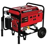 Power Pro Technology 56405 4,050 Watt 212cc 7 HP OHV 4-Cycle Gas Powered Portable Generator With Wheel Kit