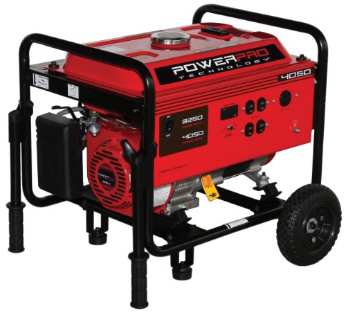 Power Pro Technology 56405 4050-Watt 212cc 7-HP Gas-Powered Portable Generator with Wheel Kit