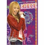 Hannah Montana Happy Birthday Niece Card