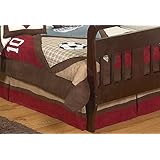 All Star Bed Skirt for Crib and Toddler Bedding Sets by JoJo Designs