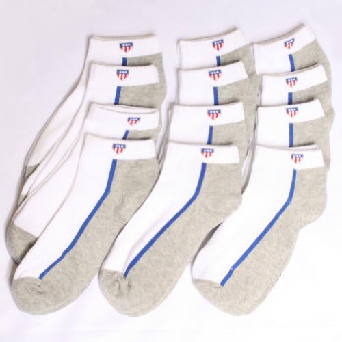 Angelina Dozen-Pack COTTON Low Cut Socks