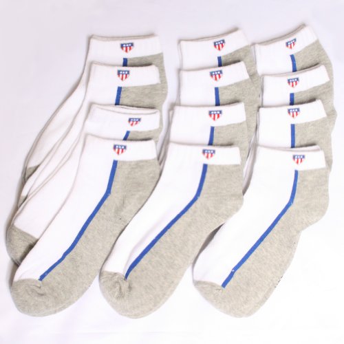 Angelina Dozen-Pack COTTON Low Cut Socks
