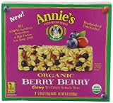 Annie's Organic Berry Berry Granola Bars,  0.98-Ounce Bars 7 Count, (Pack of 4)