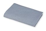 American Baby Company Chambray Stripe 100% Cotton Percale Crib Sheet
