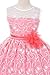 Kids Dream Girls Lace Tea Length Flower Dress