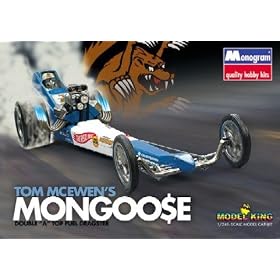 Tom McEwens Mongoose Double A Top Fuel Dragster 1-24 Model King