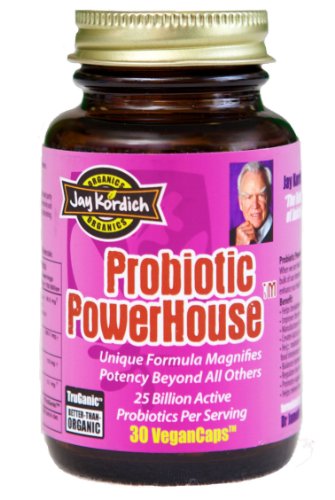 Jay Kordich Organics JKO-LGC-30-Vegan-Caps Probiotics Digestion Immune Function Power Capsules