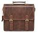 Leaderachi - 100% Genuine Vintage Hunter Leather 35ltrs Brown Briefcase Bags RS.3599.00