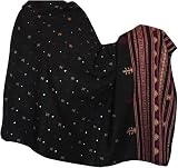 Handmade Shawl in Wool Fabric for Women with Tribal Design (ktds455)