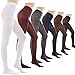Women's 80 Denier Semi Opaque Solid Color Footed Pantyhose Tights 2Pair or 6Pair