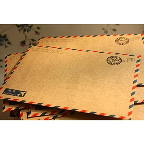 SoooKu-10-pcs-Sheets-Envelope-Postcard-Letter-Stationary-Storage-Paper-AirMail-Vintage