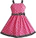 Sunny Fashion Girls Dress Heart Print Pink