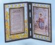 Nino Atocha Stained Glass Plaque in English or Spanish, 10" x 7" - MADE IN ITALY