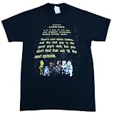 FAMILY GUY STAR WAR: A NEW HOPE LINE-UP Black Cotton Licensed Tee