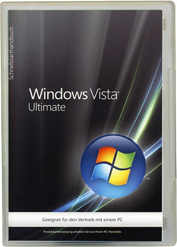 Windows Vista Ultimate 64 Bit OEM inkl. CD Service Pack 1