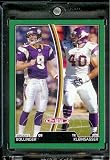 2007 Topps Total # 141 Jim Kleinsasser / Brooks Bollinger - Minnesota Vikings - Football Card