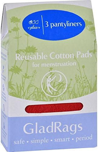 2Pack! GladRags Pantyliner - Cotton - Color - 3 Pack