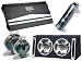Lanzar Powerful Amplifier/Subwoofer/Capacitor/Installation Package for Car/Truck/SUV -- VCT2510 5000W 2 Channel High Power MOSFET Amplifier + VCHB212 Vector 2400W Dual 12-Inch Slim Designed Bass Box Enclosure + LQ16CAP Contaq 1.6 Farad 12 Volt Power Capacitor + LQ43 Contaq 4 Gauge Power and Speaker Amp Kit.