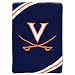 Virginia Cavaliers 60x80 Force Raschel Blanket/Throw - NCAA College Athletics