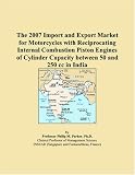 The 2007 Import and Export Market for Motorcycles with Reciprocating Internal Combustion Piston Engines of Cylinder Capacity between 50 and 250 cc in India