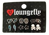 Loungefly Skull Knuckles Earrings Pack -- 6 pairs !! 08 Newest Item *