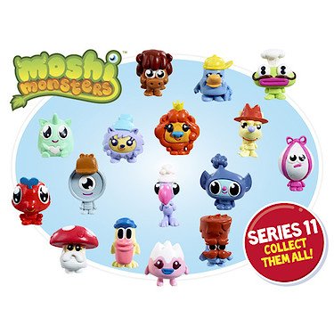 MOSHI MONSTERS - MOSHLING FIGURES - SERIES 11 BLISTER PACK
