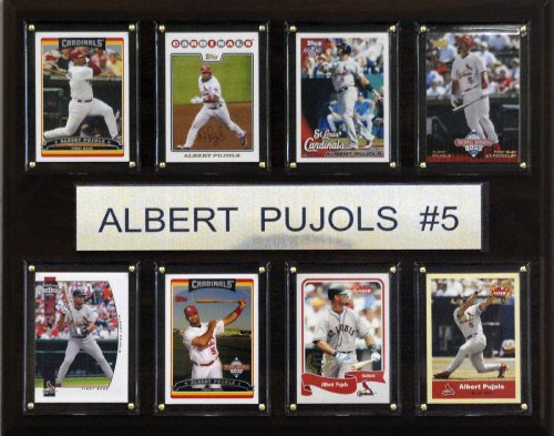 C&I Collectables MLB St. Louis Cardinals 8 Card Plaque