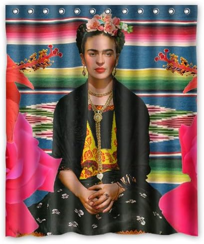 POOKOO!Famous Painter frida kahlo Painting Custom 66" x 72" Waterproof Polyester Fabric Bathroom Shower Curtain!!
