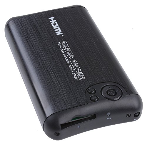 HD 1080P Media Player, AGPtEK Portable HDMI Hard Disk Players With AV