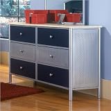 Hillsdale Furniture 1177-717 Universal Youth Kids Dresser, Silver