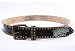 Ed Hardy Live To Ride Mens Belt Leather in Black By Christian Audigier