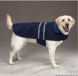Dog Coat - Blue Reflective Safety Jacket for Dogs - XX-Large (XXL)