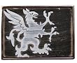 GRYFF Died Leather Embossed Belt Buckle with Metal Backing