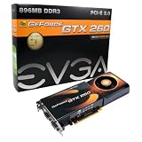 EVGA 896-P3-1260-AR e-GeForce GTX260 896MB DDR3 PCI Express 2.0 Graphics Card - Lifetime Warranty